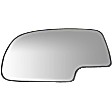 Driver Side Mirror Glass, Non-Heated, Non-Towing, No Blind Spot and Auto Dimming Feature, Flat, With Backing Plate
