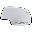 2006 Chevrolet Silverado 1500 - Mirror Glass Passenger Side, For Models With Non-Towing Mirror, Heated, No Blind Spot Feature, No Signal Light