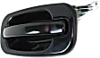 Rear, Driver Side Exterior Door Handle, Paint To Match, Without Key Hole