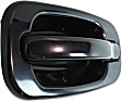 Rear, Driver Side Exterior Door Handle, Paint To Match, Without Key Hole