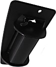 2006 Chevrolet Silverado 2500 HD WT - Rear, Driver Side Textured Black Bezel with Textured Black Lever Exterior Door Handle, Without Key Hole, 4-Door, Extended Cab Pickup