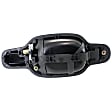 Rear, Driver Side Textured Black Exterior Door Handle, Without Key Hole