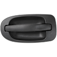 Rear - Side Sliding Door Exterior Door Handle, Black, Without Key Hole
