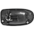 Rear - Side Sliding Door Exterior Door Handle, Black, Without Key Hole