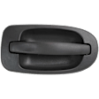 Rear - Side Sliding Door Exterior Door Handle, Black, Without Key Hole 