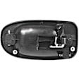Rear - Side Sliding Door Exterior Door Handle, Black, Without Key Hole 