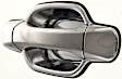 Rear, Passenger Side Chrome Exterior Door Handle, Without Key Hole