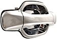 Rear, Passenger Side Chrome Exterior Door Handle, Without Key Hole