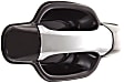 Rear, Driver Side Chrome Lever with Smooth Black Bezel Exterior Door Handle, Without Key Hole