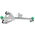Rear, Passenger Side Power Window Regulator, Without Motor