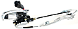 Rear, Passenger Side Window Regulator, Power, With Motor