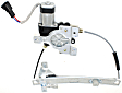 Rear, Passenger Side Window Regulator, Power, With Motor