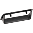 Tailgate Handle Bezel, Textured Black Plastic Without Camera Hole Without Key Hole