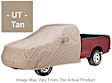 C16421UT Cab Cover - Tan, 150 Denier Fiber, Custom Fit, Sold Individually