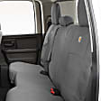 2017 GMC Sierra 1500 - Second Row Seat Cover, 4-Door; Crew Cab Pickup; With 60/40-Split Bench Seat; With 2 Adjustable Headrests; With Center Armrest, Gravel, Woven fabric, Classic Design, 60/40 Split Bench