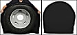 ST7000BK Tire Cover - Black, Vinyl, Universal, Set of 2