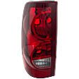 Driver Side Tail Light, without Bulb, Halogen, Clear and Red Lens, Fleetside, CAPA CERTIFIED