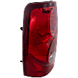Driver Side Tail Light, without Bulb, Halogen, Clear and Red Lens, Fleetside, CAPA CERTIFIED