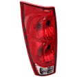 2002-2006 Chevrolet Avalanche 2500 - Driver Side Tail Light, with Bulb, Halogen, Clear and Red Lens