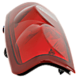 Passenger Side Tail Light, with Bulb, Halogen, Clear and Red Lens