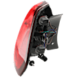 Passenger Side Tail Light, with Bulb, Halogen, Clear and Red Lens, FWD, Except Maxx Model