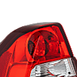 2006 Chevrolet Malibu LTZ - Driver Side Halogen Tail Light, With bulb(s), OE Replacement