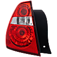2006 Chevrolet Malibu LTZ - Driver Side Halogen Tail Light, With bulb(s), OE Replacement
