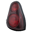 Passenger Side Tail Light, with Bulb, Halogen, Red Lens