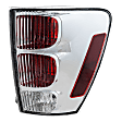 Passenger Side Tail Light, with Bulb, Halogen, Clear and Red Lens