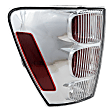 Driver Side Tail Light, with Bulb, Halogen, Clear and Red Lens