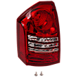Driver Side Tail Light, without Bulb, Halogen, Clear and Red Lens, 5.7L/6.1L Engine