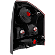 Driver Side Tail Light, without Bulb, Halogen, Clear and Red Lens, 5.7L/6.1L Engine
