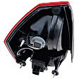 2005-2007 Chrysler 300 - Passenger Side Tail Light, with Bulb, Halogen, Clear and Red Lens, 2.7L/3.5L Engine