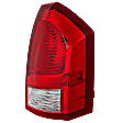 2005-2007 Chrysler 300 - Passenger Side Tail Light, with Bulb, Halogen, Clear and Red Lens, 2.7L/3.5L Engine