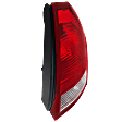 2005-2007 Chrysler 300 - Passenger Side Tail Light, with Bulb, Halogen, Clear and Red Lens, 2.7L/3.5L Engine