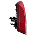 2005-2007 Chrysler 300 - Driver Side Tail Light, with Bulb, Halogen, Clear and Red Lens, 2.7L/3.5L Engine
