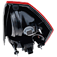 2005-2007 Chrysler 300 - Driver Side Tail Light, with Bulb, Halogen, Clear and Red Lens, 2.7L/3.5L Engine