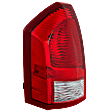 2005-2007 Chrysler 300 - Driver Side Tail Light, with Bulb, Halogen, Clear and Red Lens, 2.7L/3.5L Engine