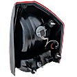 2005-2007 Chrysler 300 - Driver Side Tail Light, with Bulb, Halogen, Clear and Red Lens, 2.7L/3.5L Engine