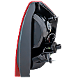 2005-2007 Chrysler 300 - Driver Side Tail Light, with Bulb, Halogen, Clear and Red Lens, 2.7L/3.5L Engine