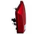 2005-2007 Chrysler 300 - Driver Side Tail Light, with Bulb, Halogen, Clear and Red Lens, 2.7L/3.5L Engine