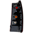 Driver Side Tail Light, without Bulb, Halogen, Amber, Clear and Red Lens