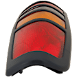 Driver Side Tail Light, without Bulb, Halogen, Amber, Clear and Red Lens