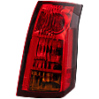 Passenger Side Tail Light, with Bulb, Halogen, Red Lens