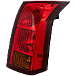 Passenger Side Tail Light, with Bulb, Halogen, Red Lens