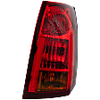 Passenger Side Tail Light, with Bulb, Halogen, Red Lens