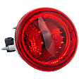Driver Side Tail Light, with Bulb, Halogen, Red Lens
