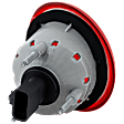 Driver Side Tail Light, with Bulb, Halogen, Red Lens