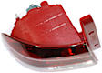 Driver Side Tail Light, with Bulb, Halogen, Clear and Red Lens