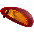 Passenger Side Tail Light, with Bulb, Halogen, Amber and Red Lens